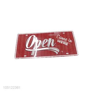 Factory Wholesale Tinplate Painting Signs for Exhibition Museum Decor