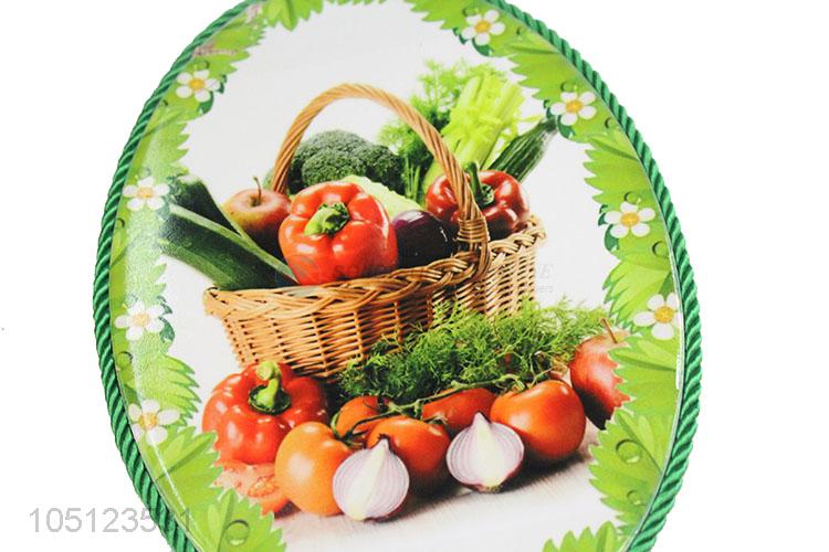 China Manufacturer Vegetables Printed Dining Table Mat Placemat