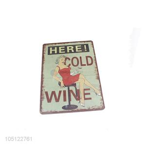 Very Popular Tinplate Painting Signs for Exhibition Museum Decor
