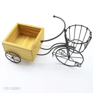 Vintage Metal Tricycle Model Handmade Wrought Iron Carft Decoration
