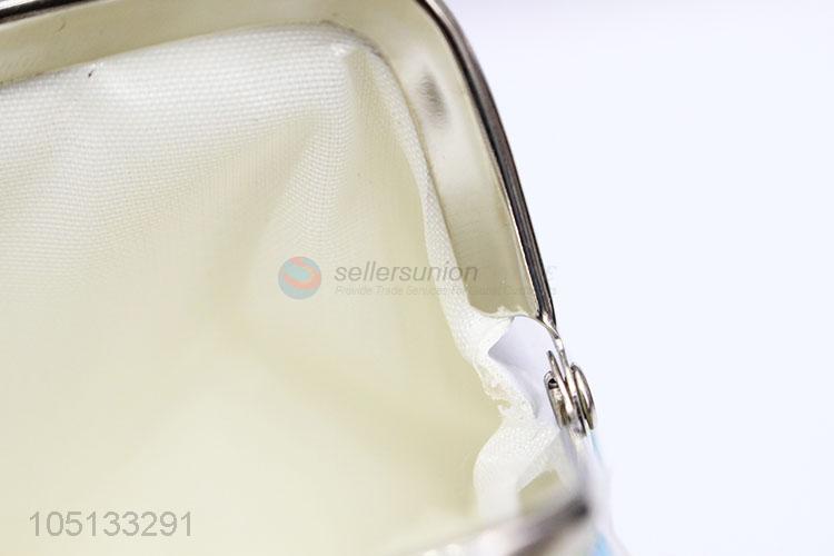 Cute Cartoon White Horse Pattern Mini Bag PU Leather Coin Purse