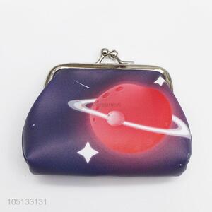 Retro Money Bag  Celestial Body Printed PU Leather Small Coin Purse