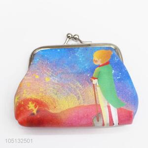 Cartoon Little Prince Printed Cartoon PU Leather Coin Purse