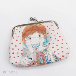 Pretty Cute Cartoon Girl Pattern Coin Purse Coin Wallet Coin Bag