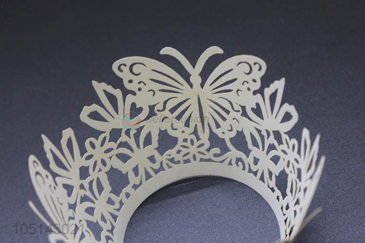 Made in China delicate laser cut paper bottomless cakecup