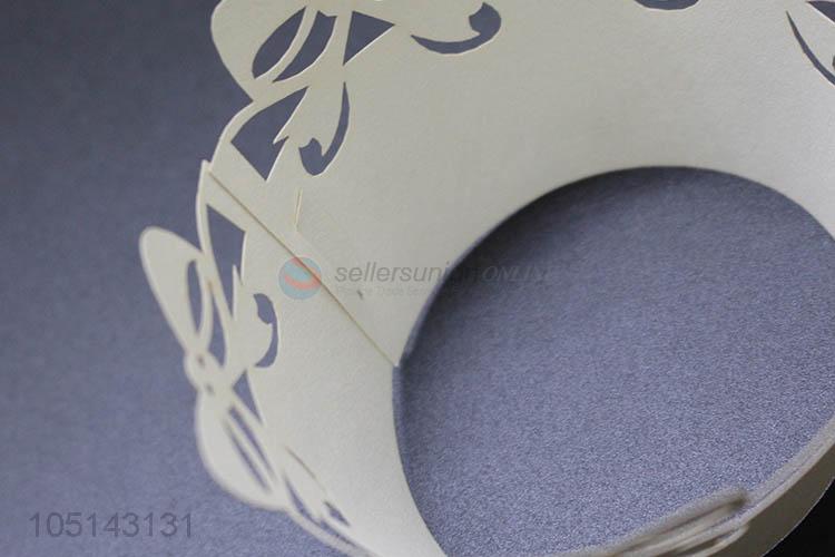 Top quality cheap laser cut paper cakecup w/o bottle