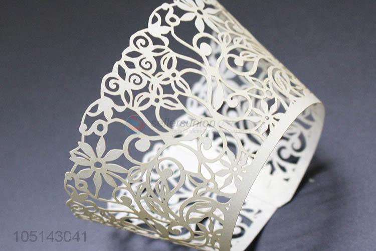 Super quality laser cut decorative cakecup