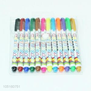 12Pcs/Set Colorful Erasable Whiteboard Marker Pen