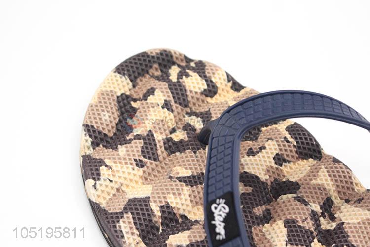 Good Quanlity Casual Men Non-Slip Flip Flops Beach Shoes