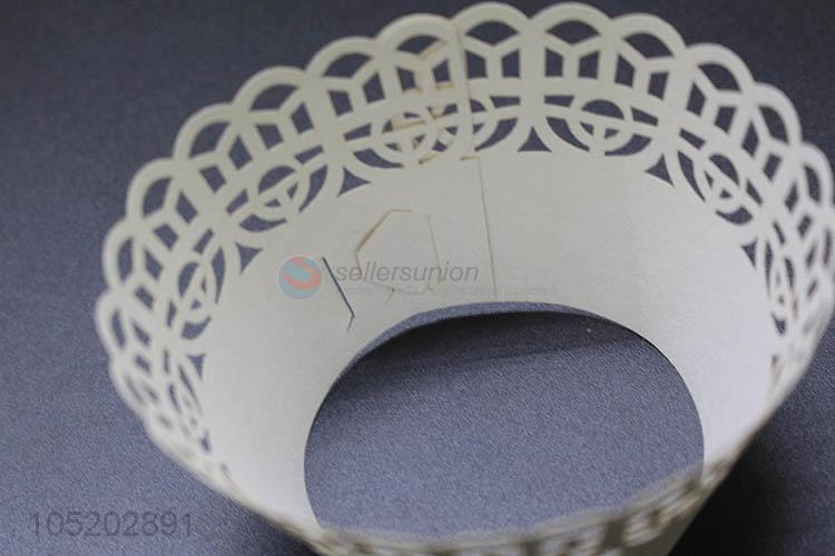 Top manufacturer wedding favor party supplies laser cut cup cake wrappers