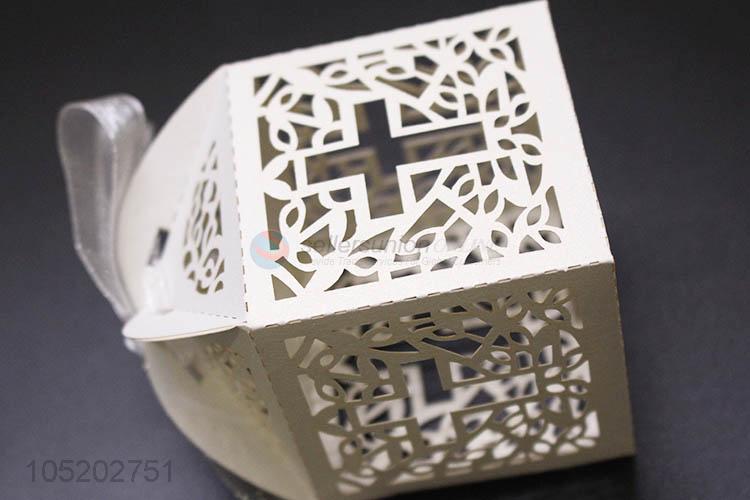 Manufacturer custom laser cut guest candy wedding boxes