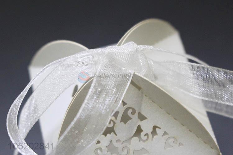 Competitive price luxury wedding laser cut candy boxes