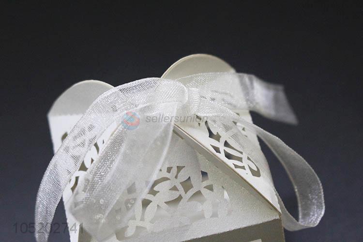 Factory sales wedding favor laser cut birdcage candy box