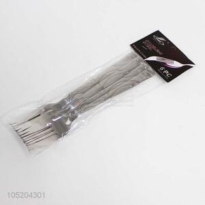 Promotional family use 6pcs stainless steel fork