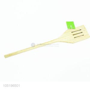 Wholesale bamboo slotted frying spatula