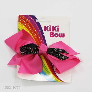 Ready sale beautiful design polyester bowknot hairpin