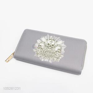 Punk Style Soft PU Leather Women Clutch Custom Ladies Wallet