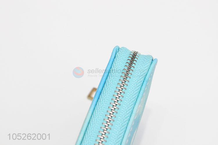 Colorful Pattern Travel PU Leather Long Wallet for Women