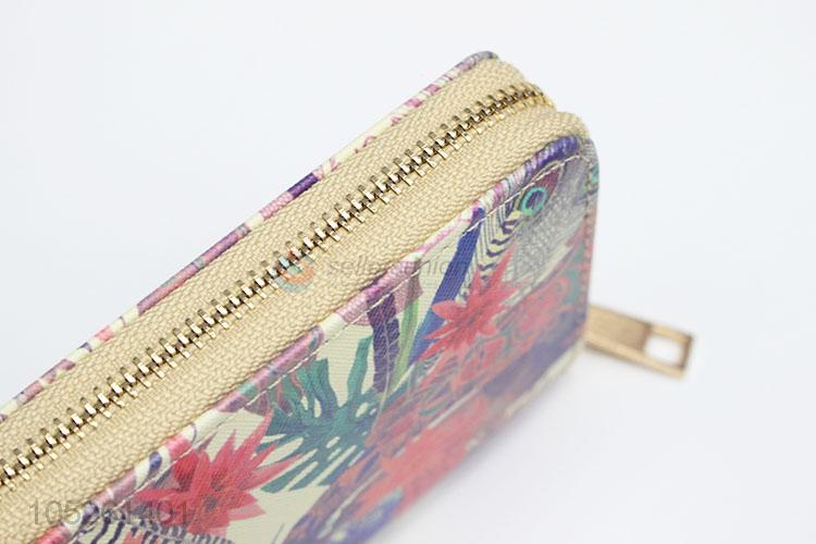 Vintage Style PU Leather Women Travel Short Wallet