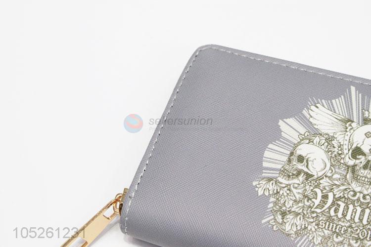 Punk Style Soft PU Leather Women Clutch Custom Ladies Wallet