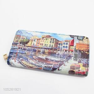 Beautiful Landscape PU Leather Wallet Long Clutch Wallet