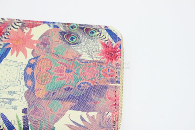 Vintage Style PU Leather Women Travel Short Wallet