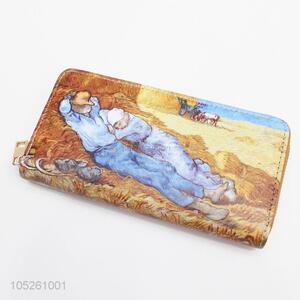 Classical Fashion Women Wallet Art Painting Purse Wallet