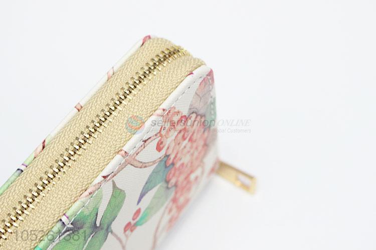 Beautiful Butterfly Pattern Long Section PU Leather Women Wallet