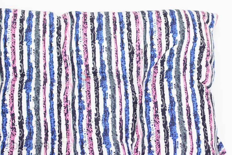 Top Quality Colorful Striped Seat Cushion Pp Cotton Filled Cushion