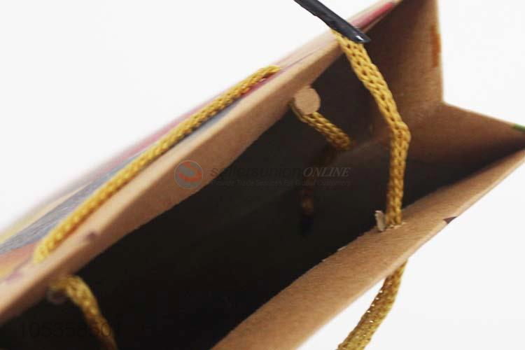 Wholesale premium quality custom logo print kraft paper bag gift bag