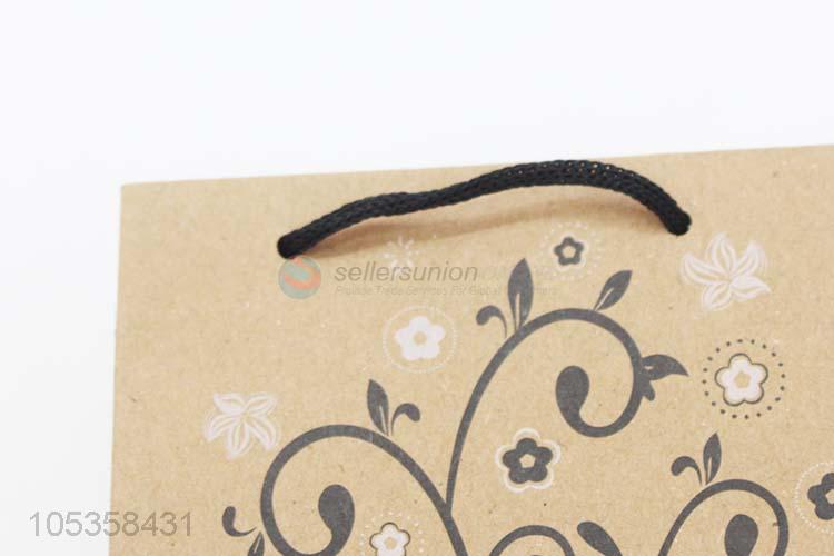 Bottom price recycled gift bag brown kraft paper bag