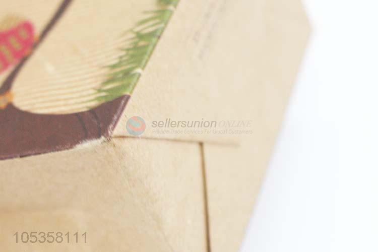 Low price recycled gift bag brown kraft paper bag