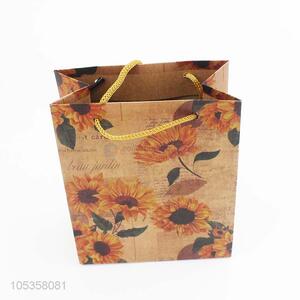 High quality kraft paper shopping bag gift bag with handle