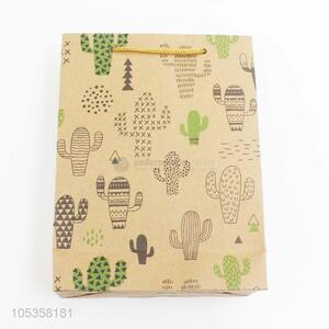 Wholesale new style custom logo print kraft paper bag gift bag