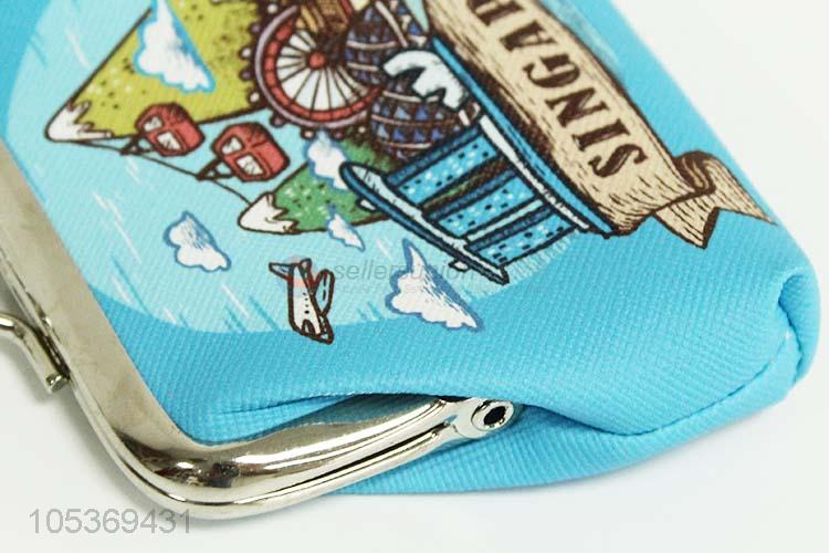 High Quality Eco-Friendly Novelty Cartoon Printed Coin Bags Coin Purses