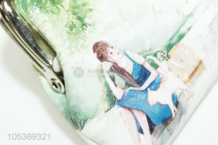 Simple Style Wholeslae Cartoon Girl Coin Holder,Coin Purse