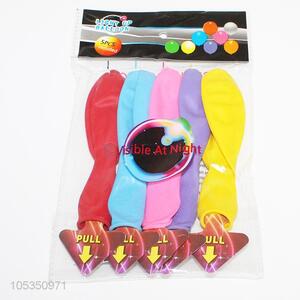 Creative Design Light Up Balloon 5 Pieces Decorative Balloon