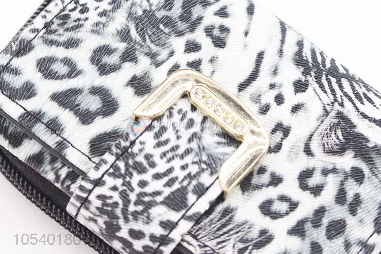 Hot Selling Leopard Print Coin Purse Cheap Card Holder