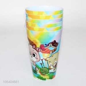 Custom Colorful 6 Pieces Plastic Cup Tooth Mug