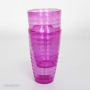 New Design Colorful Transparent Plastic Water Cup