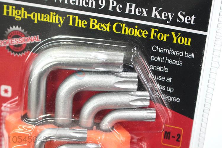 High Sales Derable Wrench 9pcs Hex Key Set