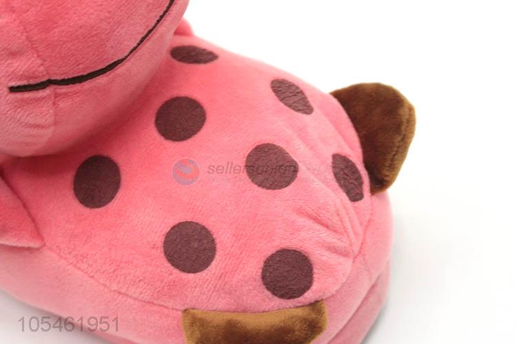 New Style Home Slippers Shoes Winter Kids Cute Giraffe Cartoon Slippers