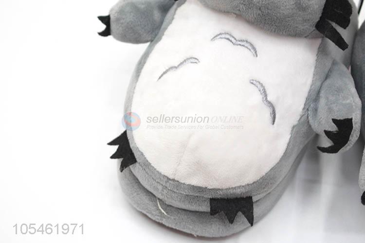 Unique Design Kids Indoor Floor Totoro Furry Slippers 