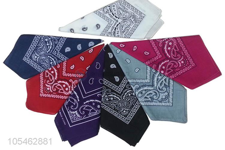 Factory directly sell headwear square head kerchief