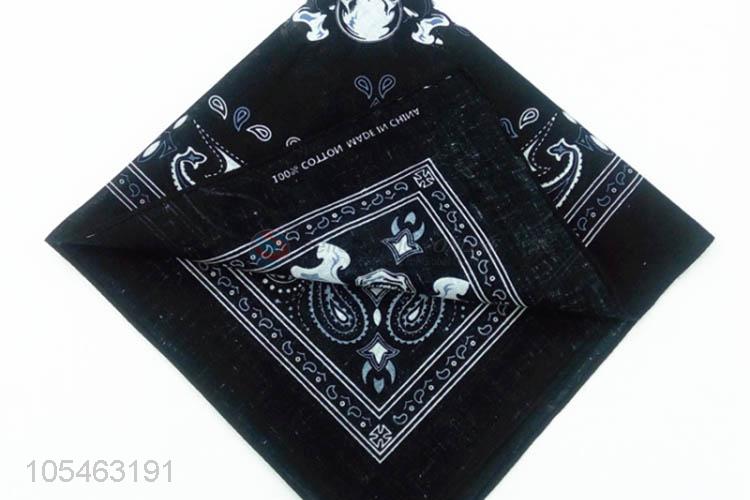 Promotional cheap square printing cotton bandanas