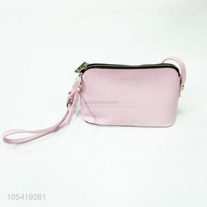 Manufacturer custom pink women pu shoulder bag