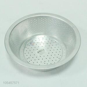 Wholesale Round Aluminium Rice Drain Basin Wash Rice Basket