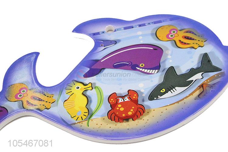 High Quality Marine Organism Pattern Fish Shape Ceramic Table Mat