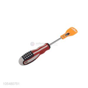 Made In China Wholesale American Flag Safety Slotted Screwdriver with Soft Handle