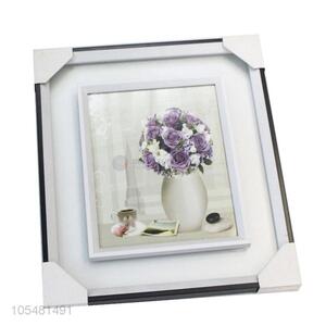 Promotional Item  Flower Glass Pictures For Bedroom Decor